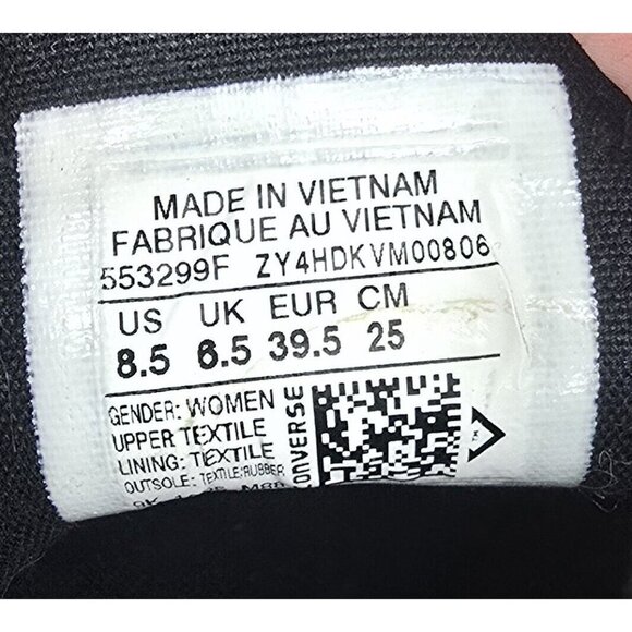 CONVERSE All Star Floral Yellow OX Low Canvas Sneakers Women’s Shoes Size 8.5 - Picture 9 of 9